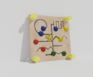 Тактильно-развивающая панель с лабиринтами - fgospostavki.ru - Полевской