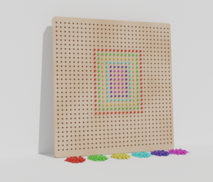 Тактильно-развивающая панель «Радужная мозаика» - fgospostavki.ru - Полевской