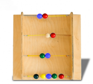 Тактильно-развивающая панель с текстурами и радужными шариками - fgospostavki.ru - Полевской