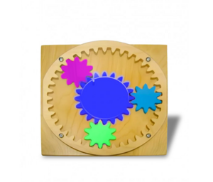 Тактильно-развивающая панель «Цветные шестеренки» - fgospostavki.ru - Полевской