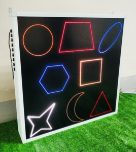 Панель интерактивная со светящимися цветными фигурами - fgospostavki.ru - Полевской