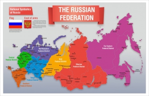 Стенд "Карта России (английский)" - fgospostavki.ru - Полевской