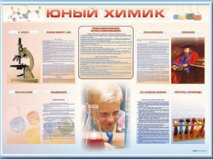 Стенд-уголок "Юный химик" - fgospostavki.ru - Полевской