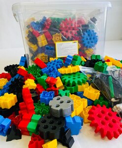 Конструктор Шестеренки (STEM Junior) 300 деталей  - fgospostavki.ru - Полевской