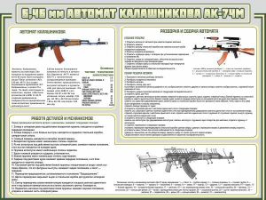 Стенд "Автомат Калашникова" - fgospostavki.ru - Полевской