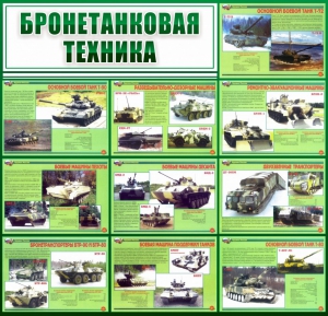 Стенд "Бронетанковая техника" - fgospostavki.ru - Полевской