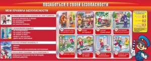 Стенд "Позаботься о своей безопасности" - fgospostavki.ru - Полевской