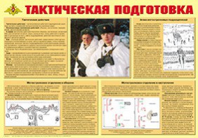 Плакат "Тактическая подготовка" - fgospostavki.ru - Полевской