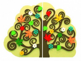 Сенсомоторное декоративно-развивающее панно "Времена года" - fgospostavki.ru - Полевской