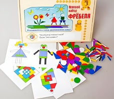 Игровой набор Фребеля "Конструктор плоскостной-4" (Серия "Эксперимент") - fgospostavki.ru - Полевской