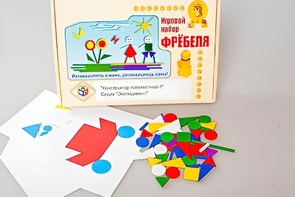 Игровой набор Фребеля "Конструктор плоскостной-1" (Серия "Эксперимент") - fgospostavki.ru - Полевской