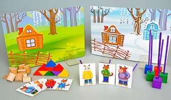 Игровой набор Фребеля "Заюшкина избушка" (серия "Сказочный мир". Выпуск 1) - fgospostavki.ru - Полевской