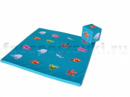 Игровой мат "Море" с кубиком - fgospostavki.ru - Полевской