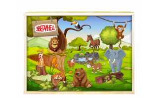 Интерактивная светозвуковая панель «Зверинец» - fgospostavki.ru - Полевской