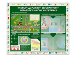 Стенд-уголок "Паспорт дорожной безопасности образовательного учреждения" - fgospostavki.ru - Полевской