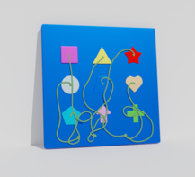 Тактильно-развивающая панель «Геометрия» - fgospostavki.ru - Полевской