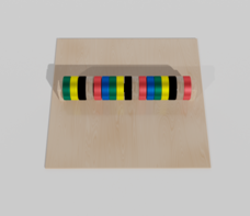 Тактильно-развивающая панель с разноцветными кругами - fgospostavki.ru - Полевской