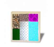 Тактильно-развивающая панель с разными текстурами - fgospostavki.ru - Полевской