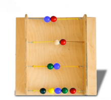 Тактильно-развивающая панель с текстурами и радужными шариками - fgospostavki.ru - Полевской