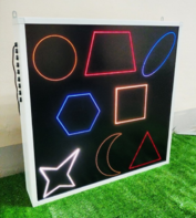 Панель интерактивная со светящимися цветными фигурами - fgospostavki.ru - Полевской