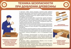 Стенд "Техника безопасности при долблении древесины" - fgospostavki.ru - Полевской